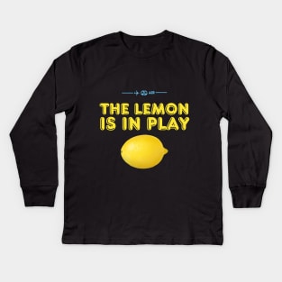 Cabin Pressure - the travelling lemon is in play Kids Long Sleeve T-Shirt